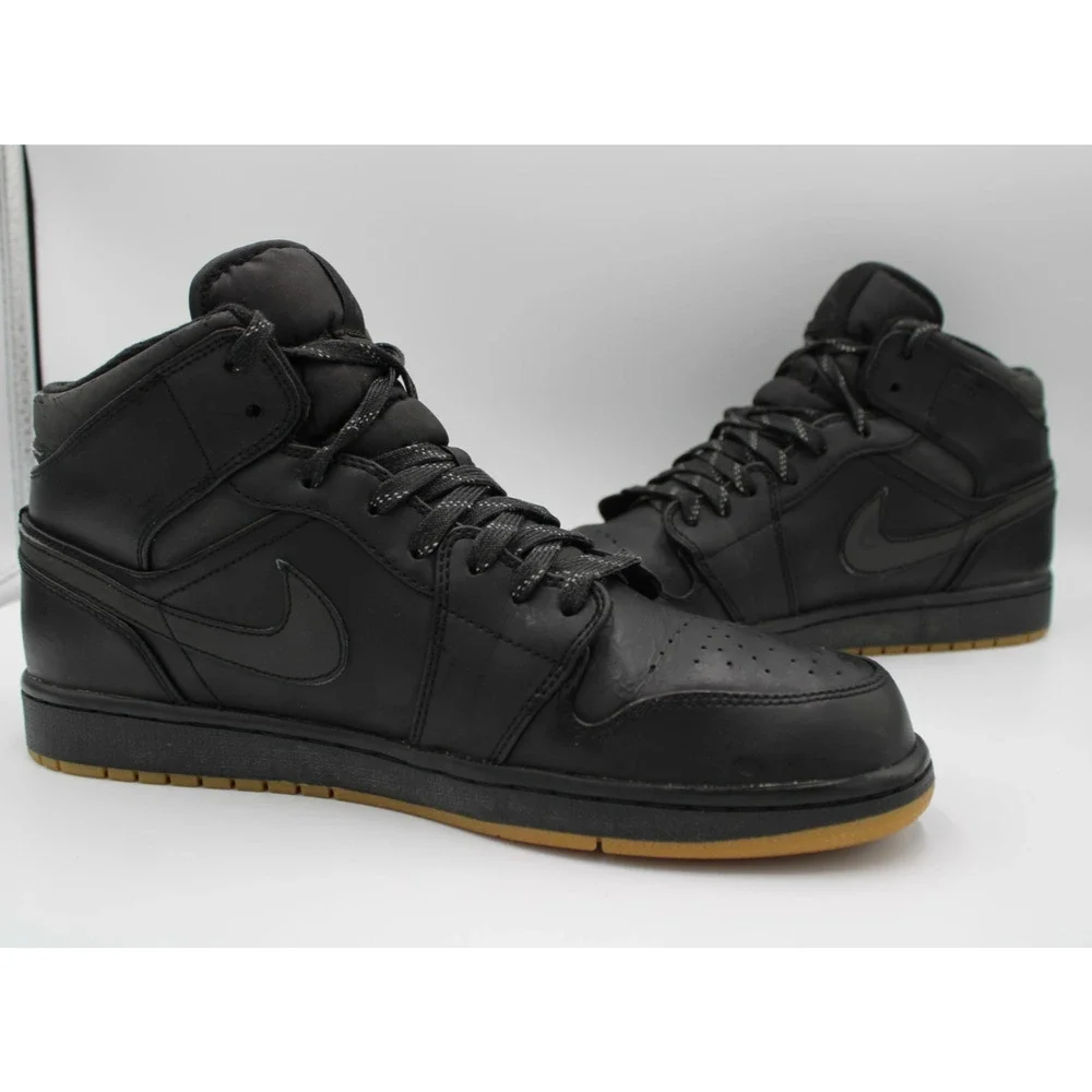 Size 11.5 - Jordan 1 Retro Mid Winterized Black Anthracite AA3992-002 MSRP $245